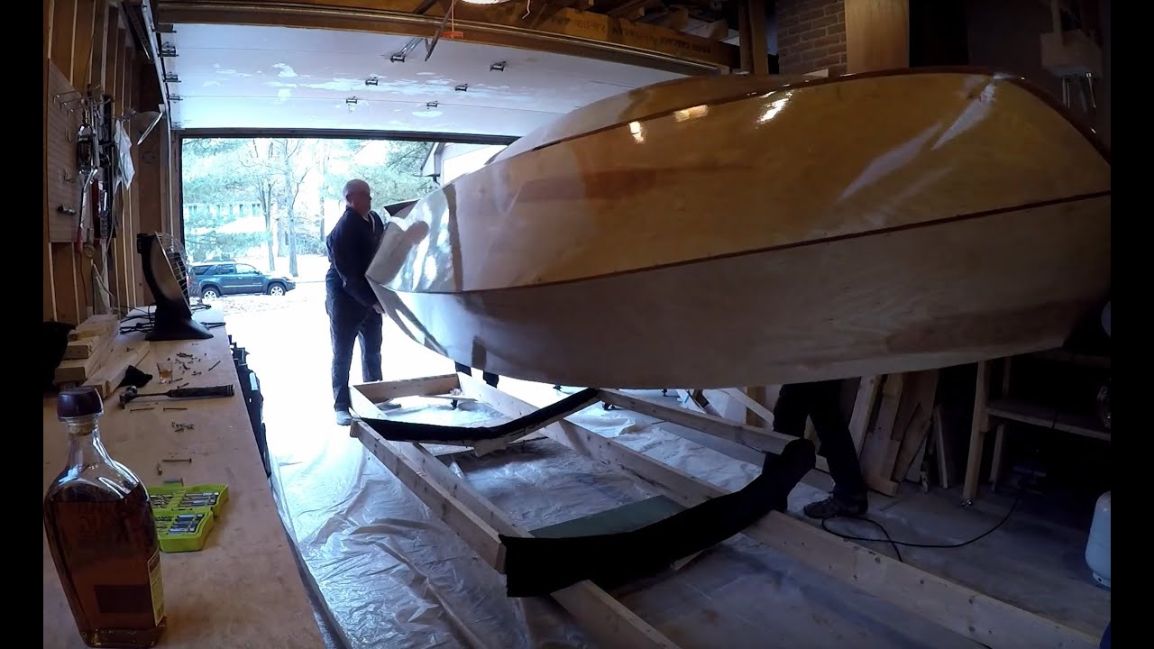 Ep 2 Complete the Hull and Right Side Up: Designing and Building the Sailboat Grace