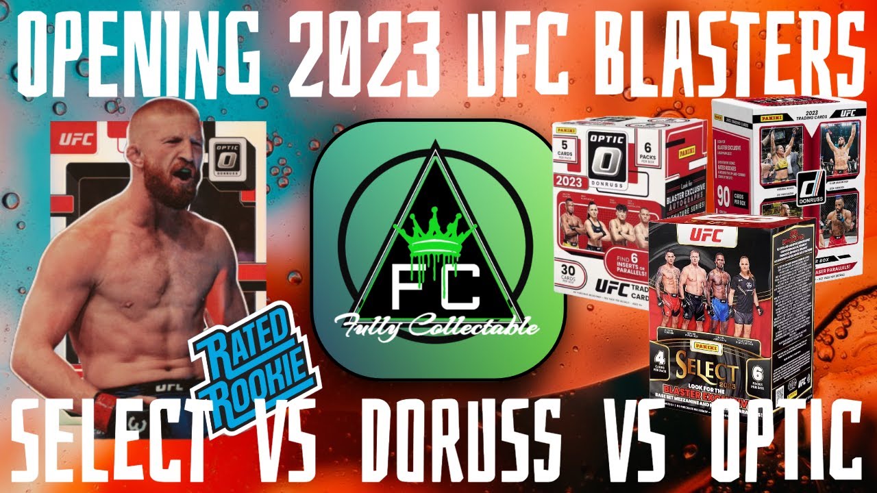 Opening 2023 UFC Blaster Boxes - Optic vs Donruss vs Select Box Battle