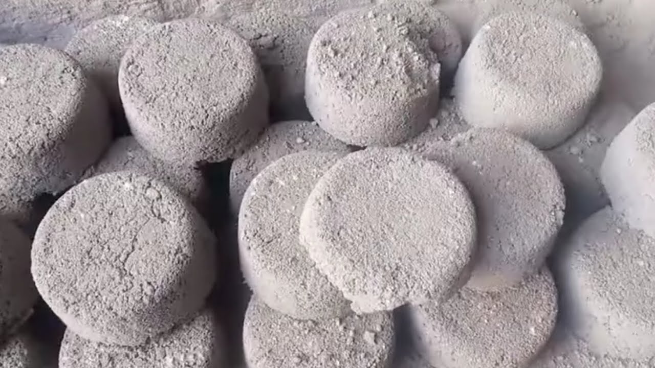 New Satisfying grainy cement sand mix texture only dry crumbling ❤️🤎🩷🎉