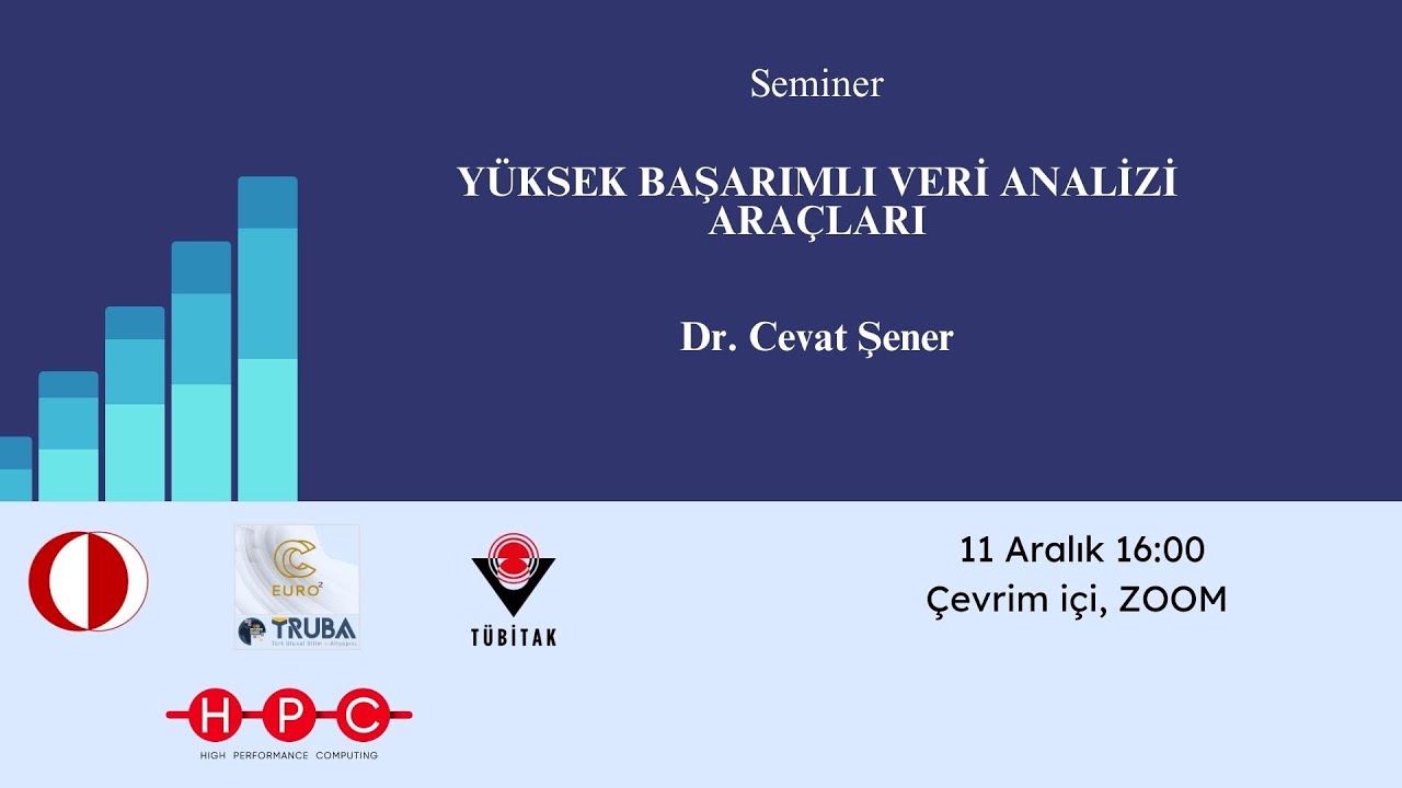 NCC Türkiye Seminerleri | Yüksek Başarımlı Veri Analizi Araçları