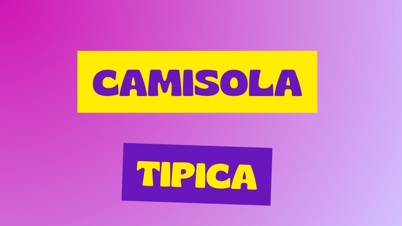 CAMISOLA TIPICA PANAMEÑA?