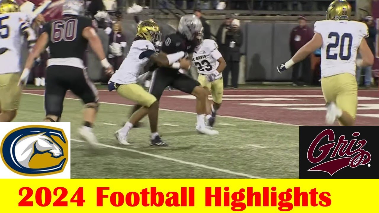 UC Davis vs Montana Football Game Highlights 11 9 2024