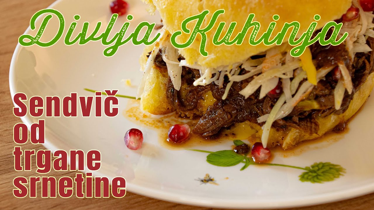 DIVLJA KUHINJA   Sendvič od trgane srnetine