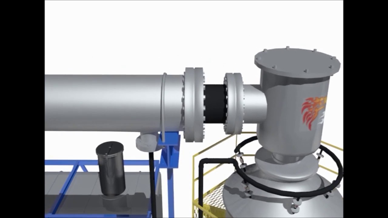Vulcan Drying Systems Thermal Desorption Unit Animation