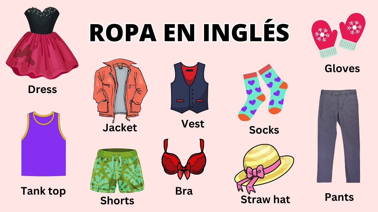 Aprende La Ropa en Inglés | Clothes Vocabulary