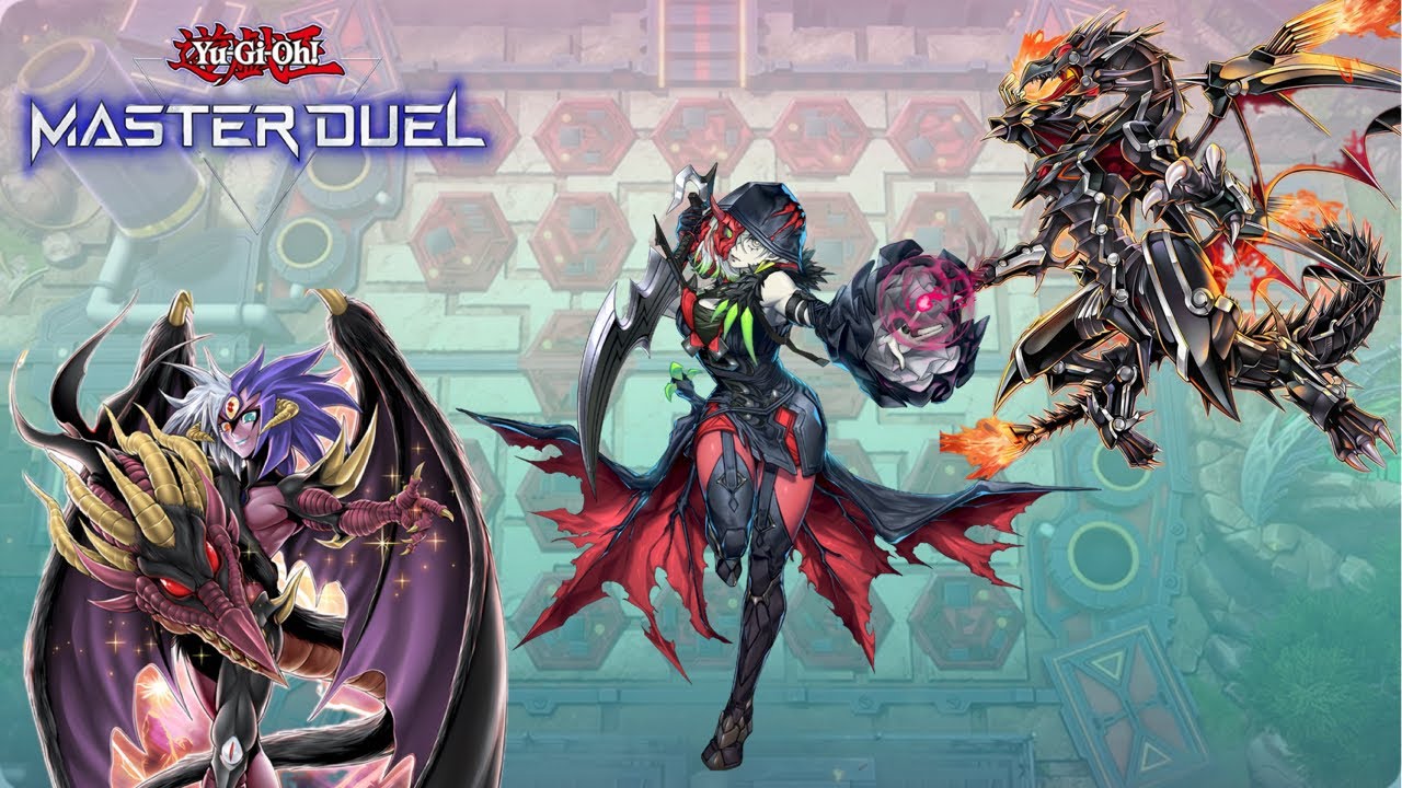 Yu-Gi-Oh! Master Duel Kashtira vs Yubel feat Diabellestar and Red-Eyes Flare Metal Dragon