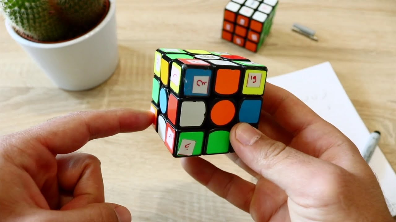 طريقة حل مكعب روبيك 3*3*3 مغمض العينين في اقل من ساعة