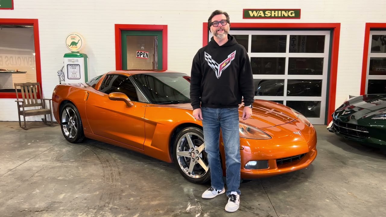 2007 Chevrolet Corvette, Atomic Orange, 70k Miles, Auto - $24,900