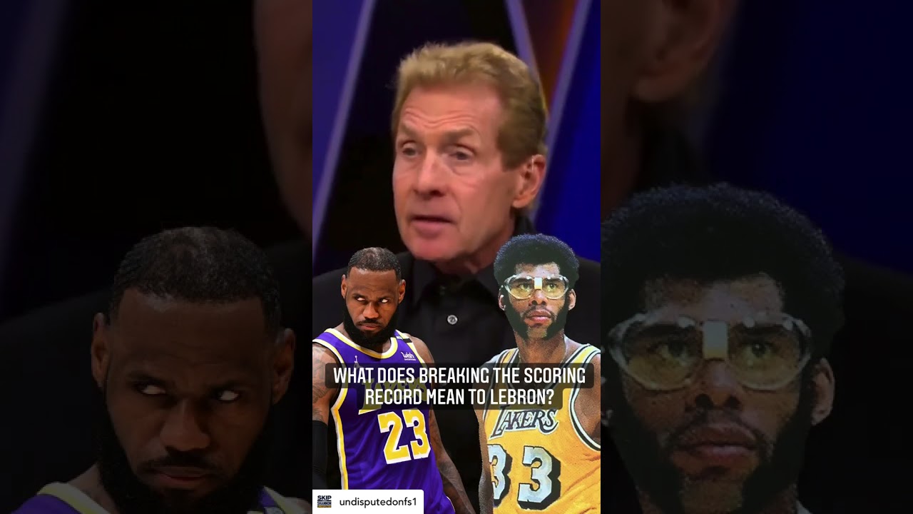 What does breaking the scoring record mean to LeBron? | UNDISPUTED #shorts