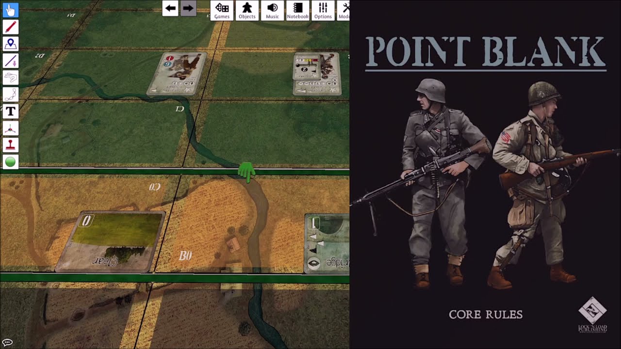 Demonstration gameplay of Point Blank