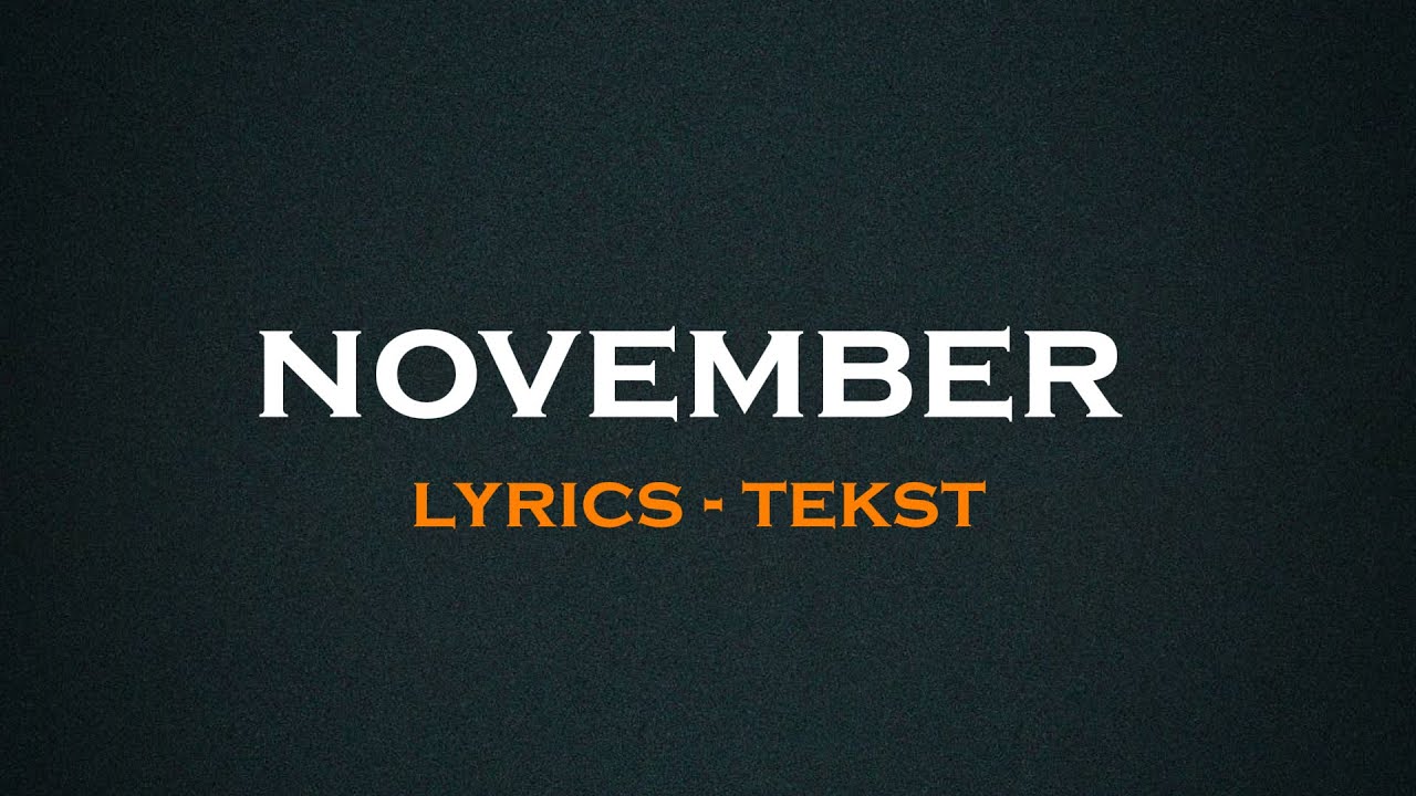 Toxi$ - November (текст песни)