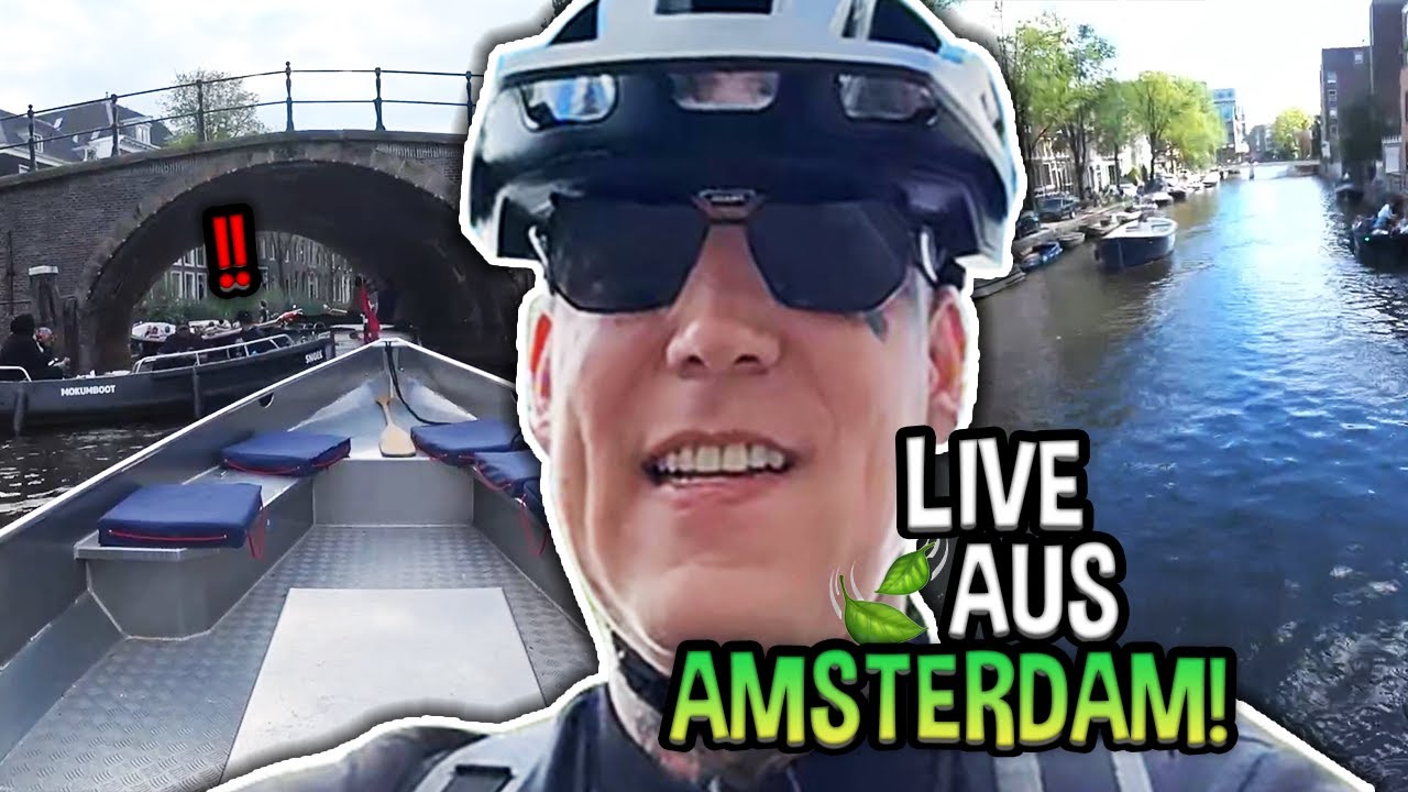 Fast UNFALL am Wasser 😱 XXL Tour durch AMSTERDAM 🇳🇱 | MontanaBlack&nbsp;IRL
