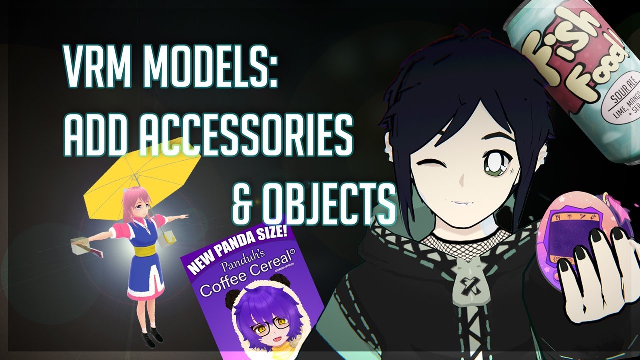 VRMOneEditor Tutorial: How to add accessories and objects to VRM models