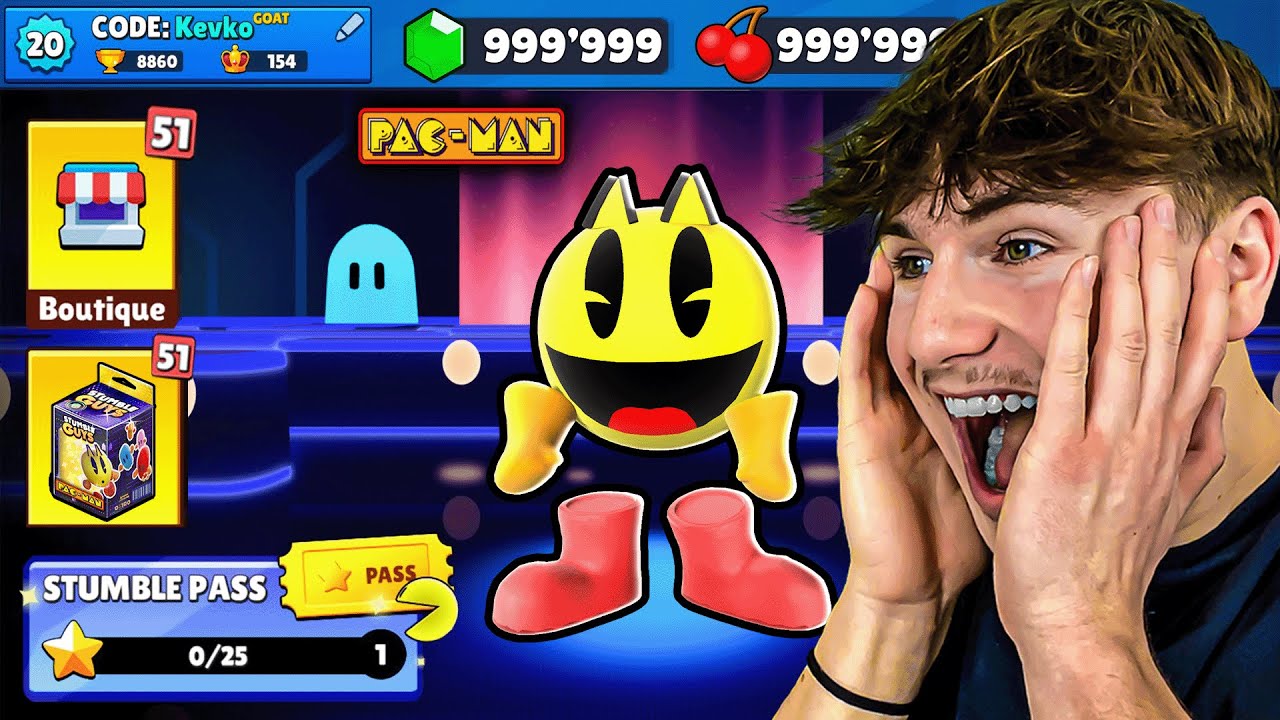 JE DÉCOUVRE LE STUMBLE PASS PAC-MAN !! (J’achète tout)