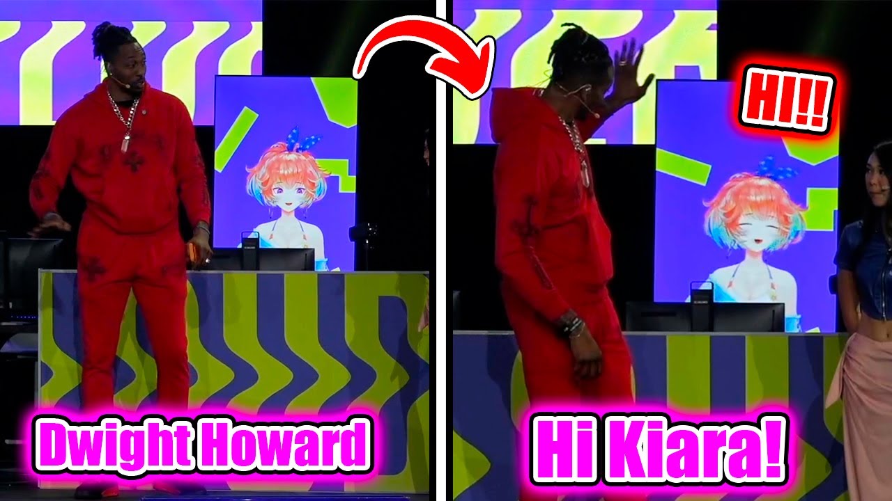 Kiara’s Cute Reaction When Dwight Howard Waves At Her For The First Time