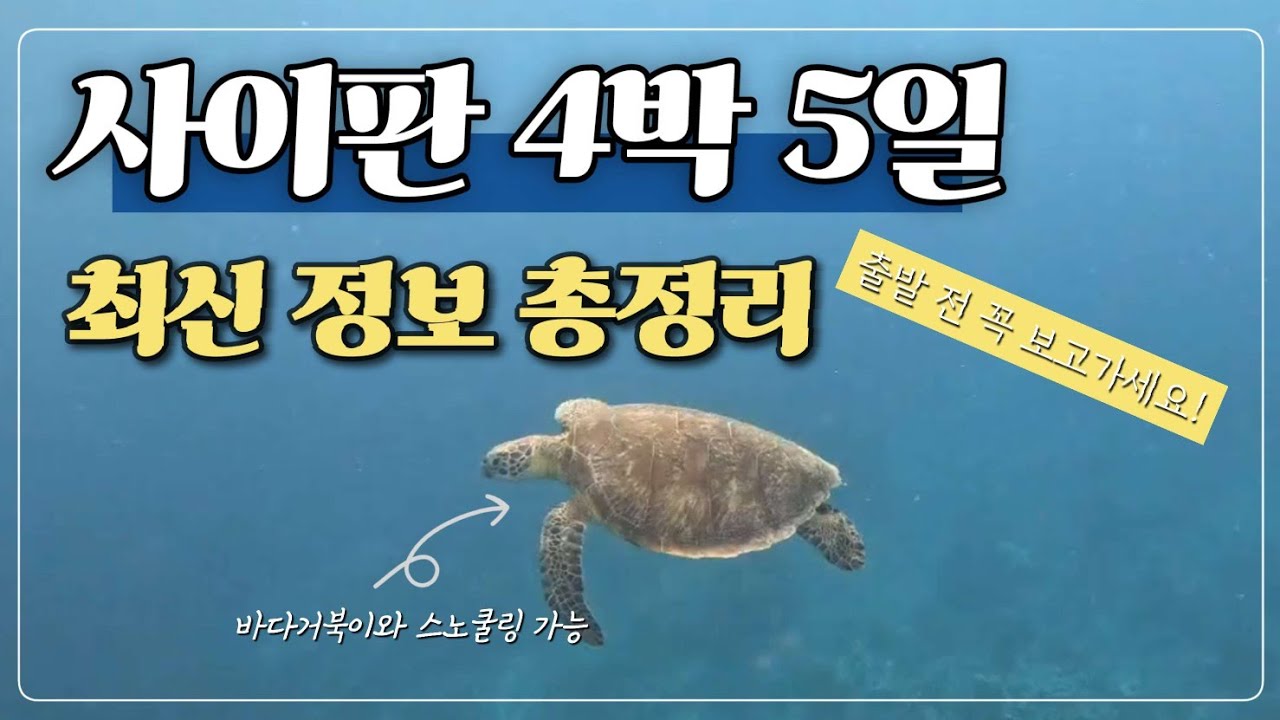 사이판 정보 총합! 호텔, 일정까지 | 가장 확실한 2025년 가족여행 최신 꿀팁 🏖