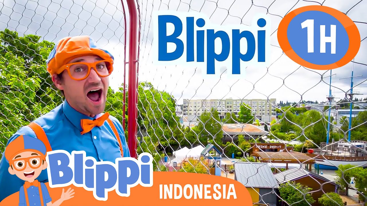 Wisata Alam di Museum Anak | Blippi Bahasa Indonesia - Video Anak-Anak | Petualangan Blippi