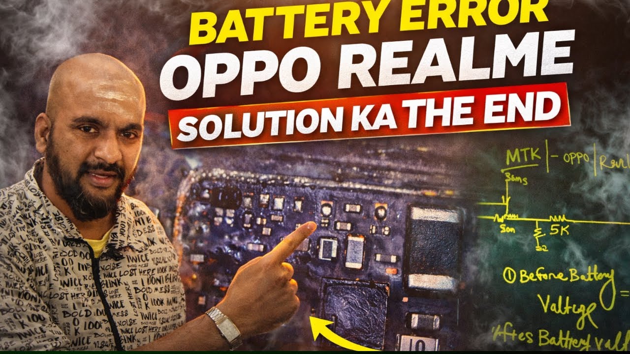 OPPO & Realme Battery Error | Technician Level Complete Solution