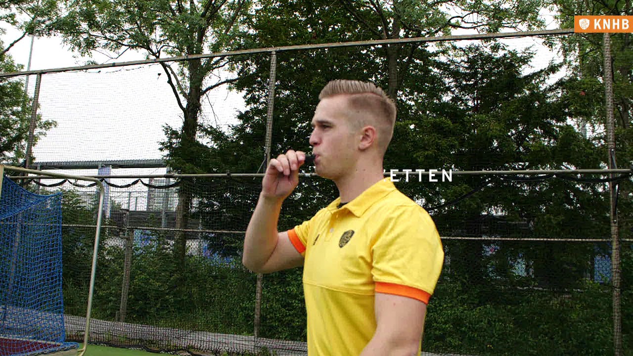 Signalen scheidsrechter