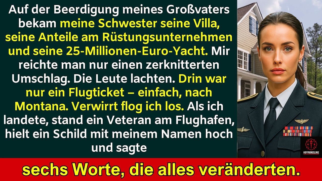 Meine Schwester erbte Millionen – ich bekam nur ein Flugticket. Sechs Worte änderten alles...