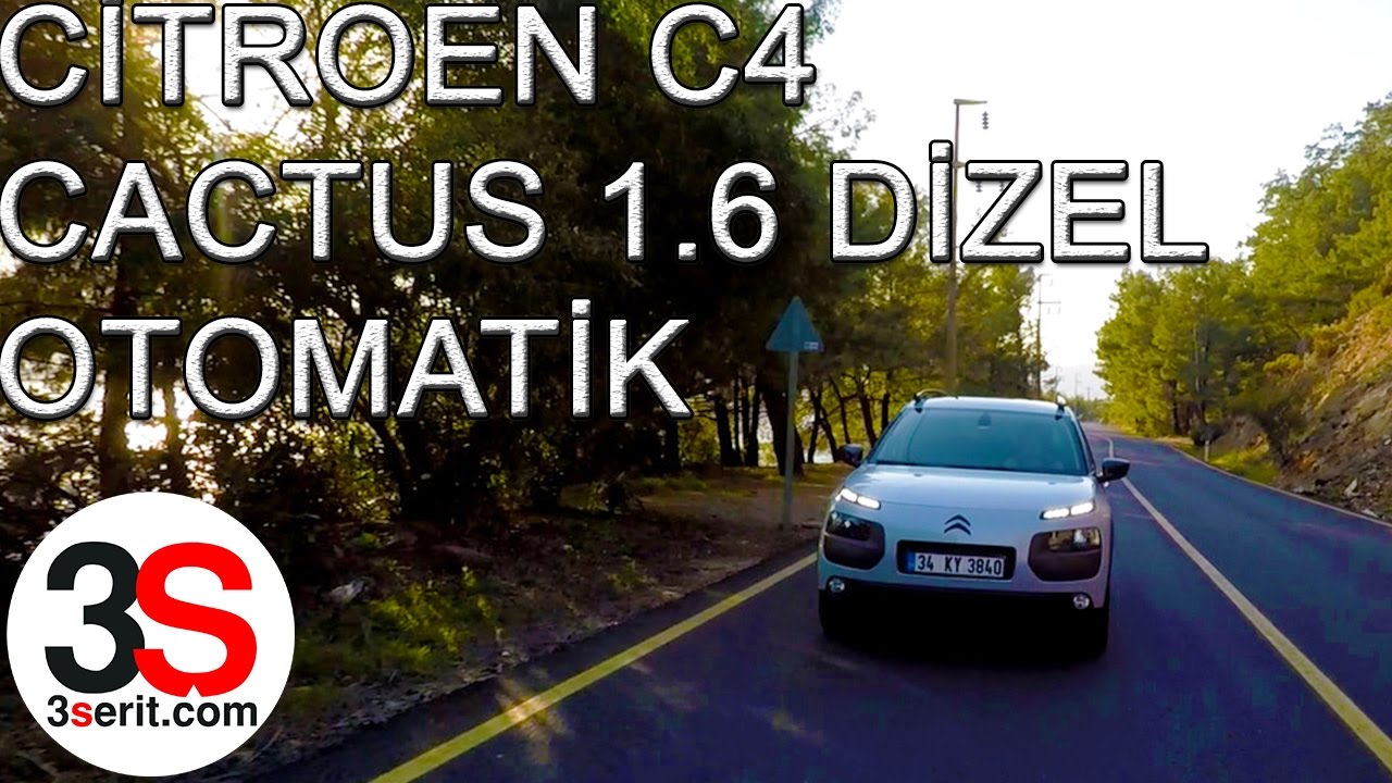 Citroen C4 Cactus 1.6 E-HDI ETG6 Test Sürüşü