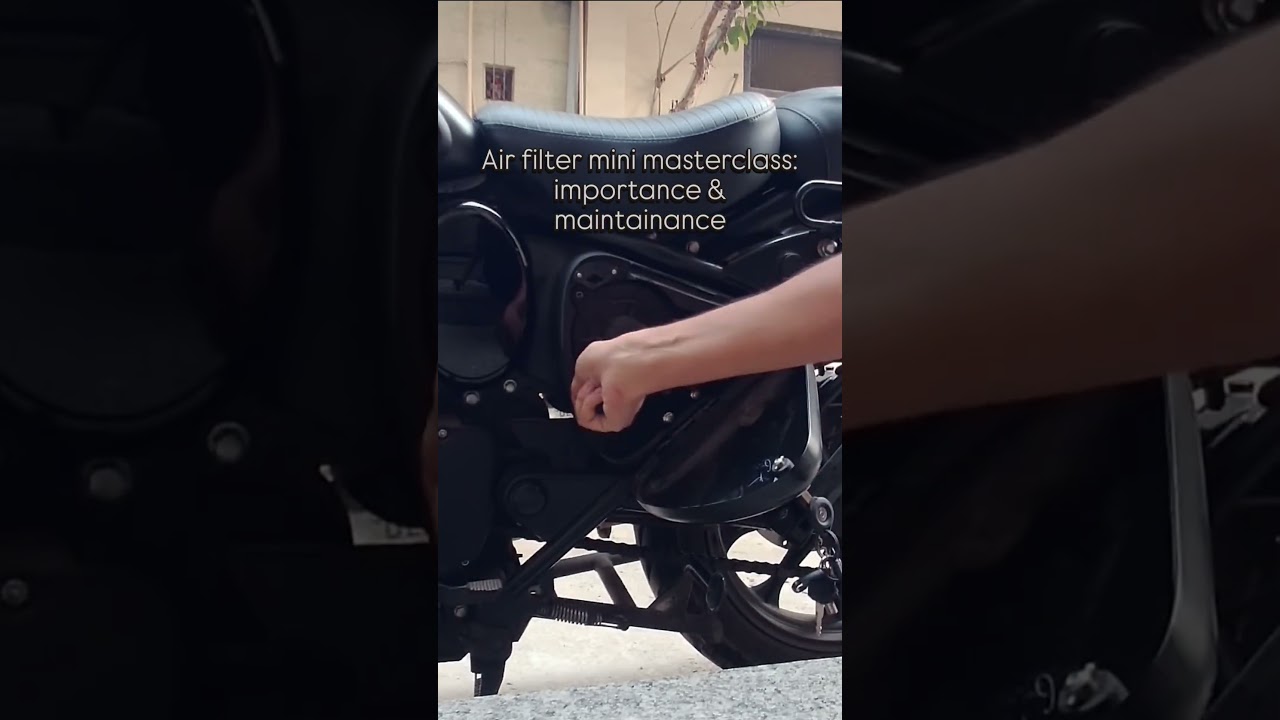 The air filter of a bike, it's importance and it's maintainance