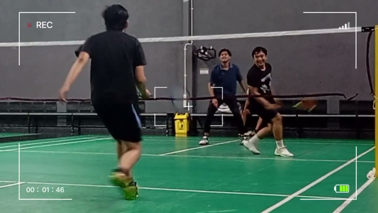 MELETOP 1 - ROMI/BOWO VS ARUNG/FARIS #buluangkis #meletop #badminton