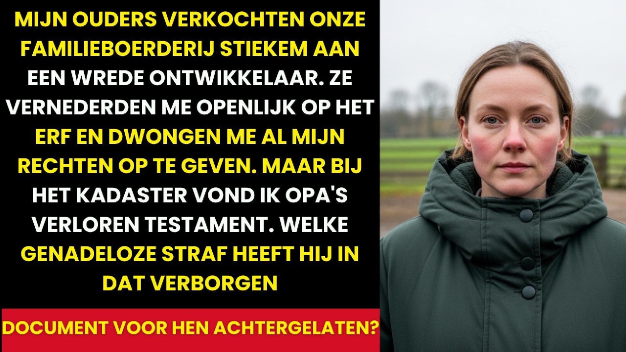 Familie Verkoopt Stiekem De Erfenis Achter Haar Rug Om... Tot Opa's Verborgen Testament Opduikt!