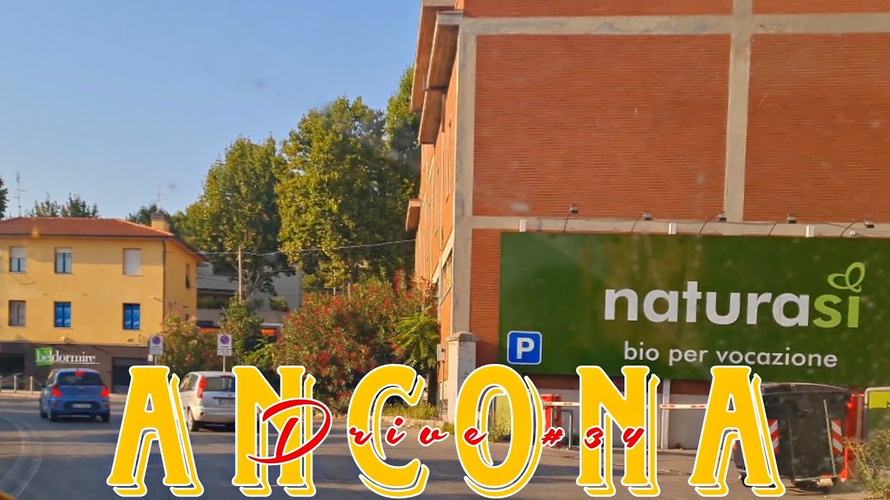 Driving Downtown Ancona, Italy 🇮🇹 | Summer Driving Tour 🚗 #34