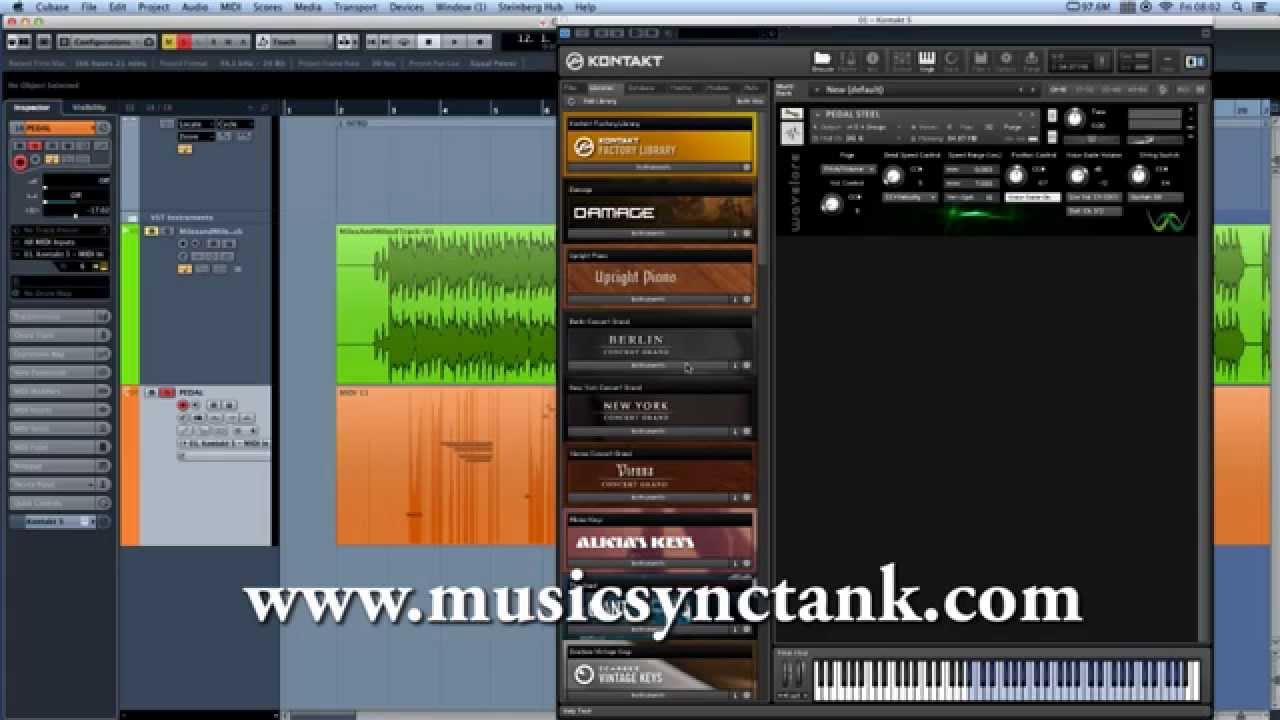 Wavelore Pedal Steel Kontakt Instrument Demo