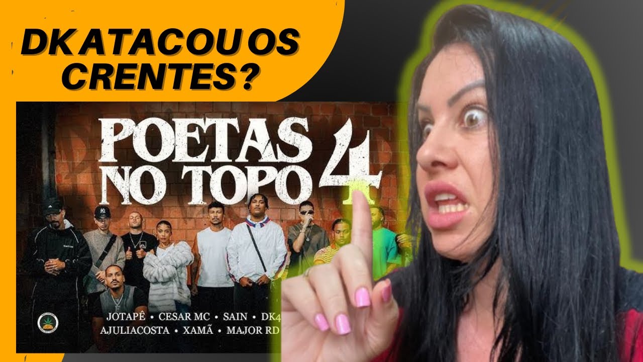 Mãe evangélica React Poetas no Topo 4- jotapê, César mc, Dk 47, Major RD, Xamã