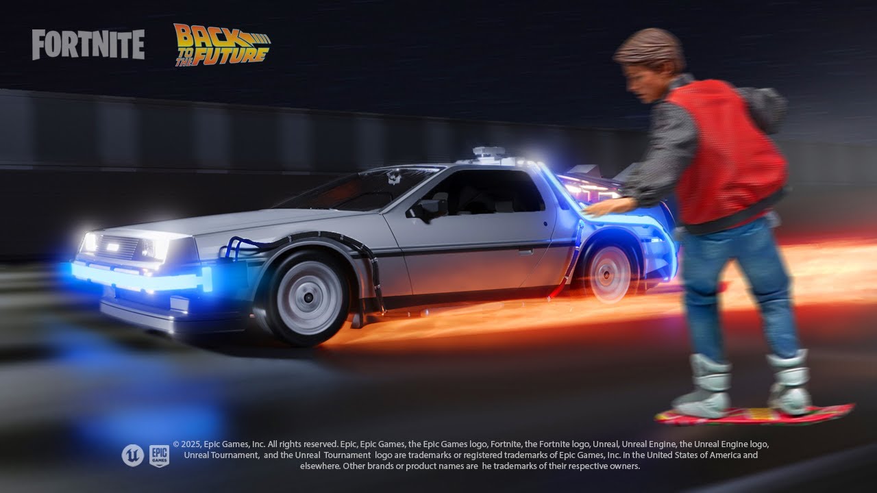 FORTNITE X BACK TO THE FUTURE DELOREAN CONFIRMED IN CHAPTER 7!!!