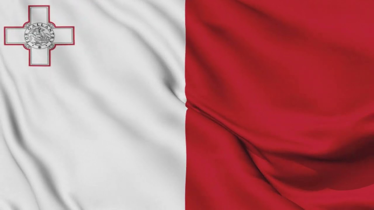 Malta Flag Waving Animation / free 4k stock footage
