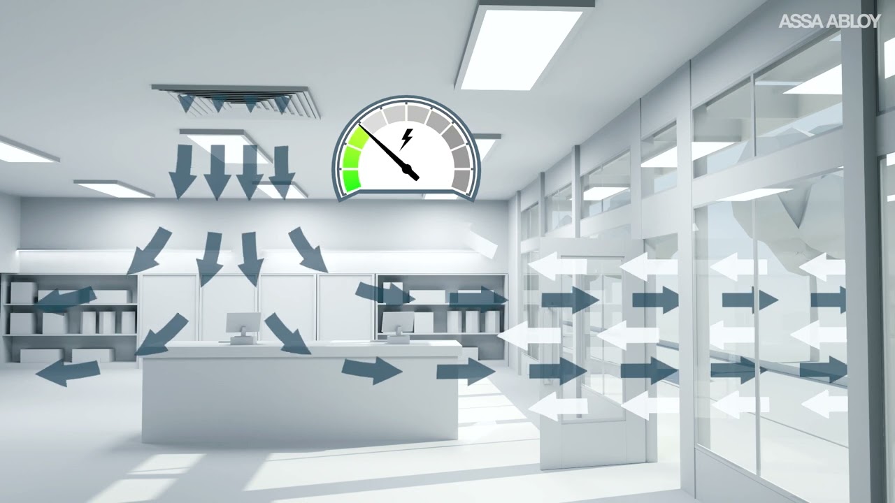 ASSA ABLOY Cam Motion Door Closers Energy Efficiency