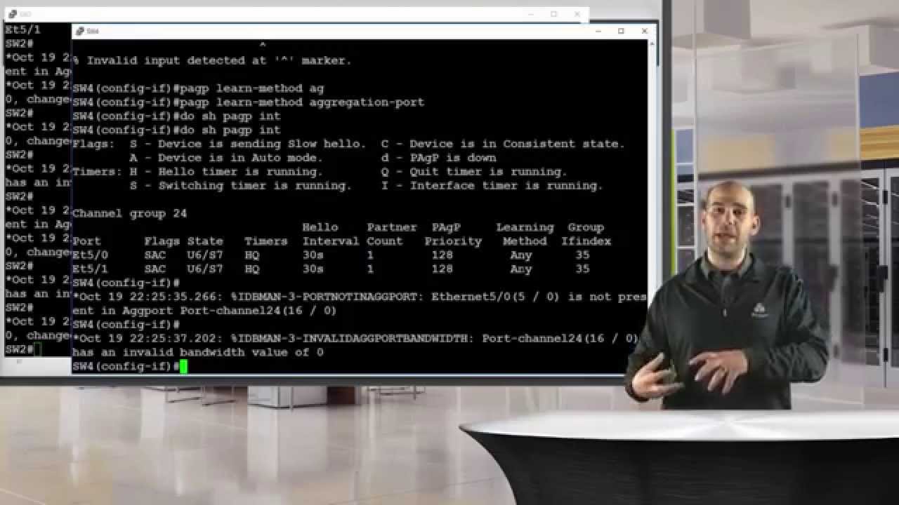 CCIE R&S Lab Training by JP @ iPexpert on the topic PAgP