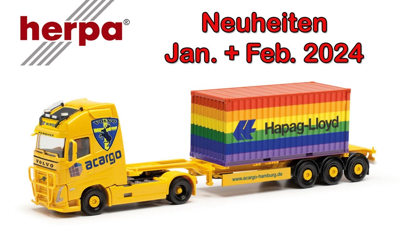 Herpa Modellauto Neuheiten | Januar und Februar 2024