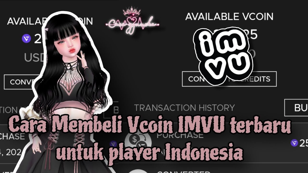 Cara beli Vcoin IMVU