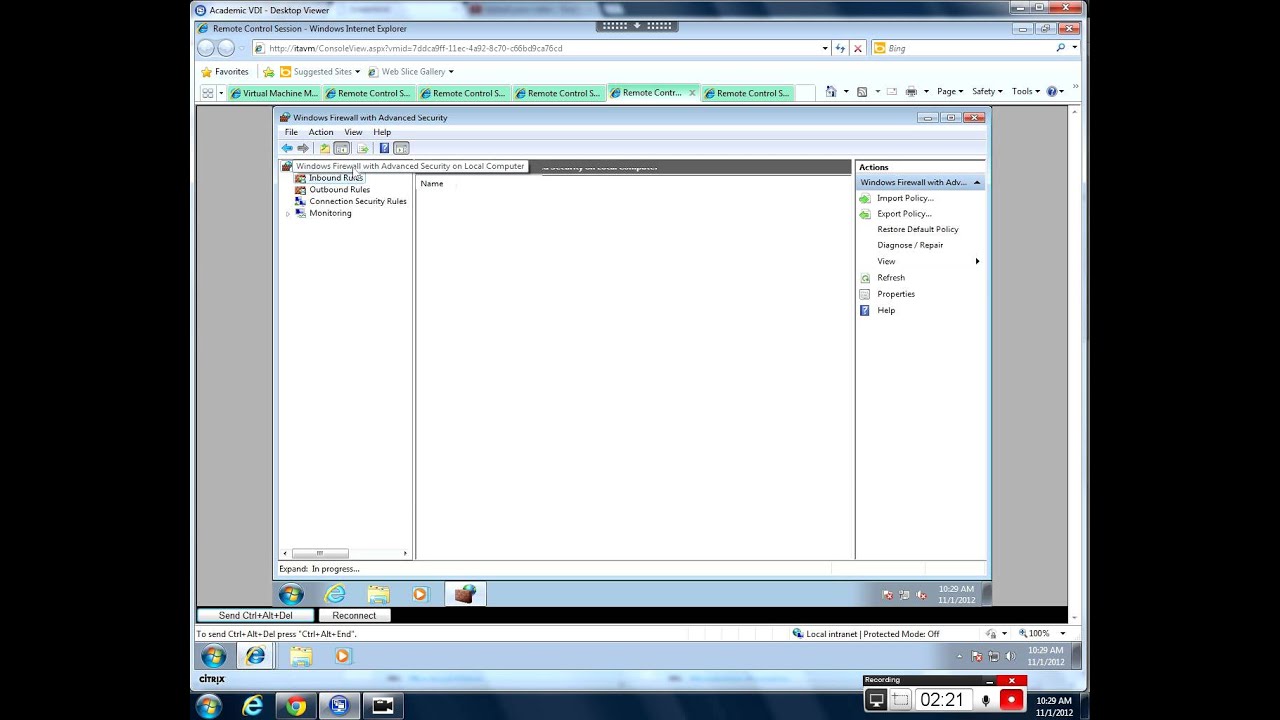 Configuring Outbound Filtering