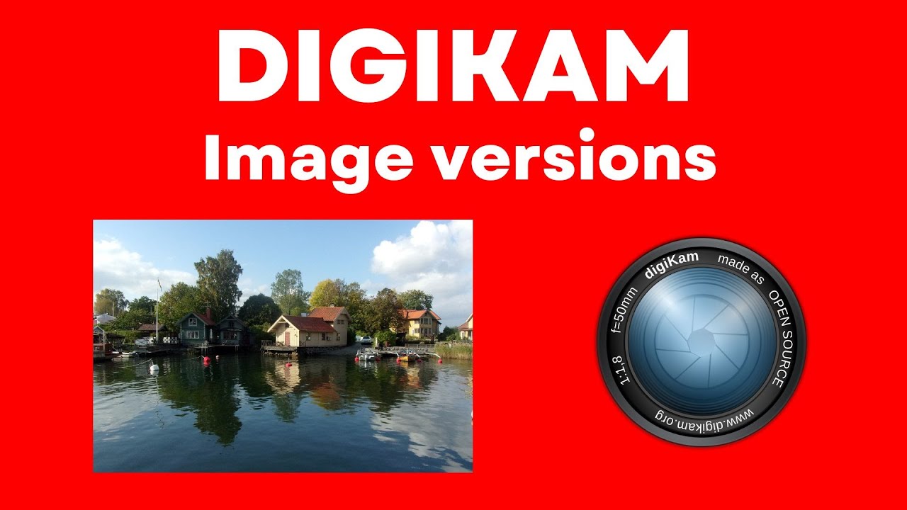 Digikam image versions