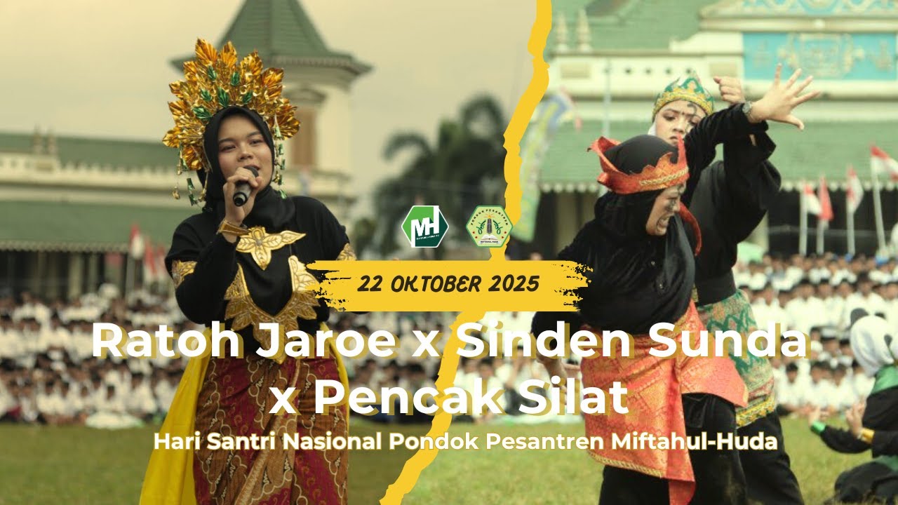 Ratoh Jaroe x Sinden Sunda x Silat | Hari Santri 22 Oktober 2025 | Pesantren Miftahul Huda 