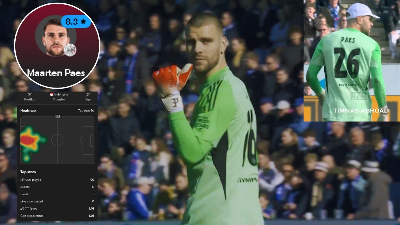 Maarten Paes Tembok Kokoh Ajax vs PEC Zwolle Clean Sheet & Rating ⭐8 3!