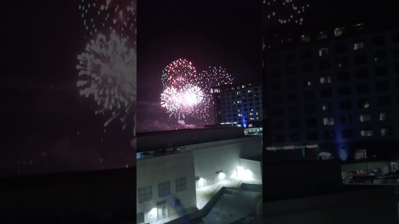 Downtown Fort Myers Florida fireworks!!!!