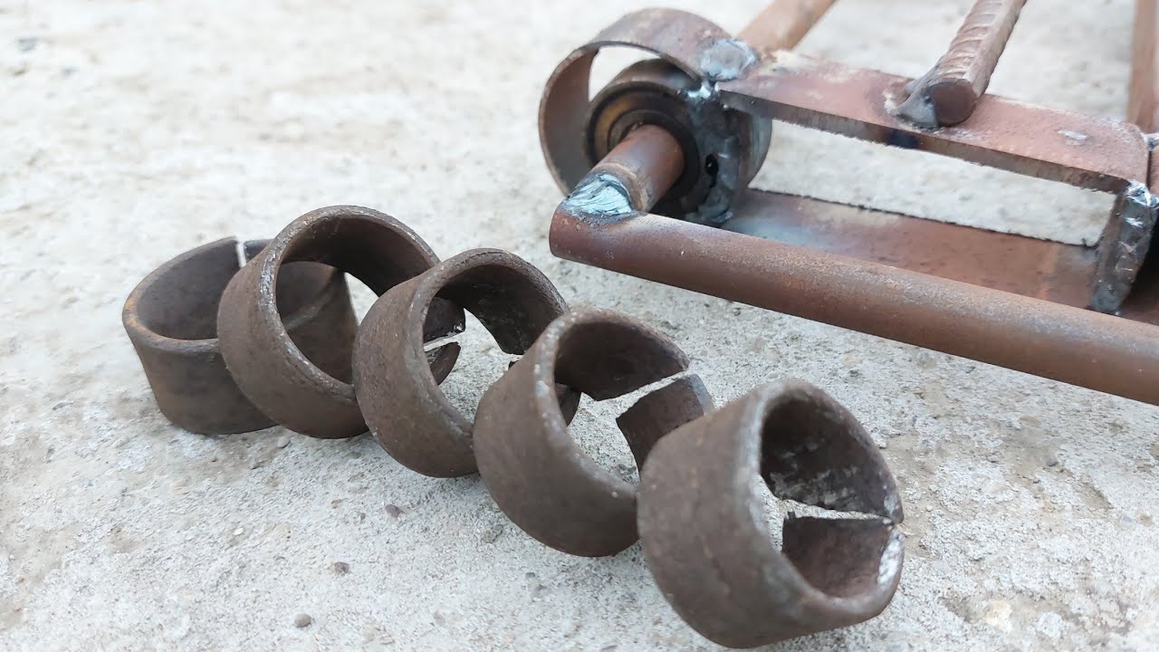 Simple idea For Flat Bar Ring Making || How To Make Circle From Flat Bar