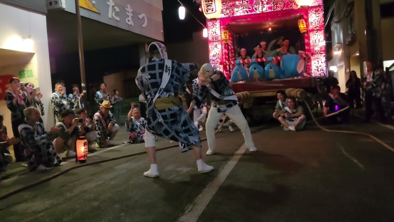 2024年土崎港曳山祭り 新町名物・あいや節の踊り