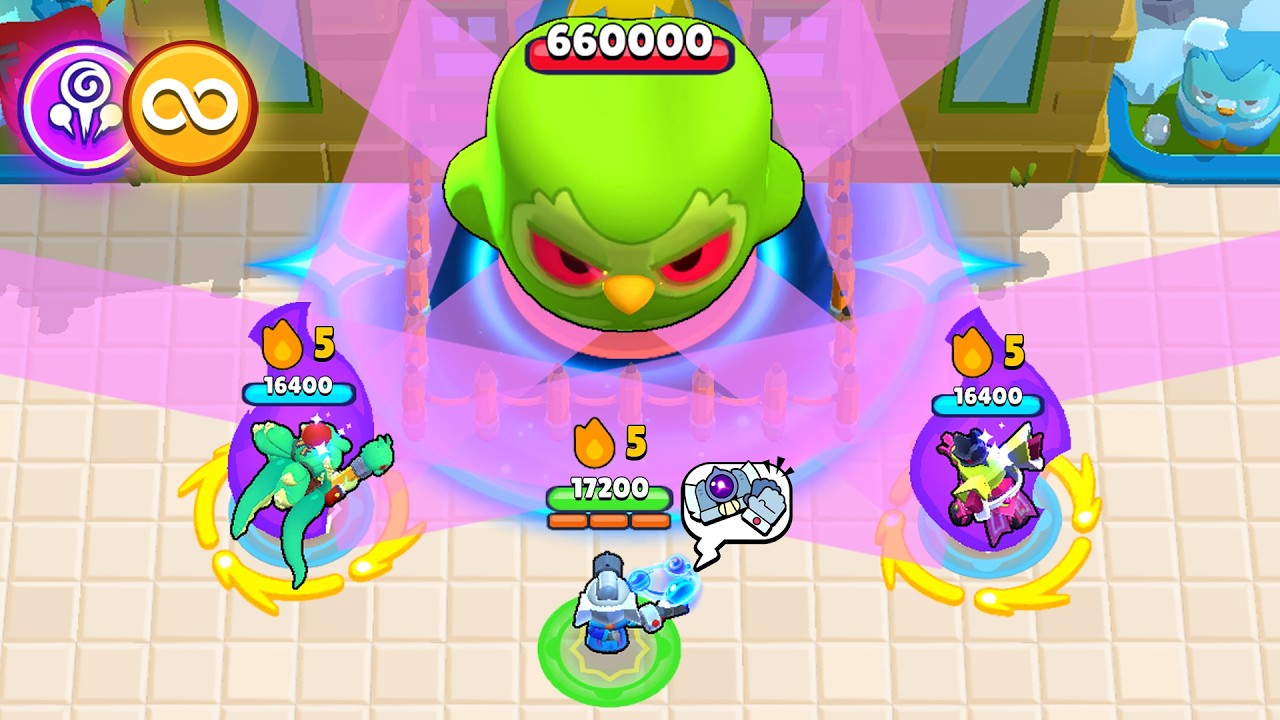 COSMO TEAM'S INFINITE HYPERCHARGE BUFFIES SUPERS BROKE DUOLINGO 🔥 Brawl Stars 2026 Funny Moments