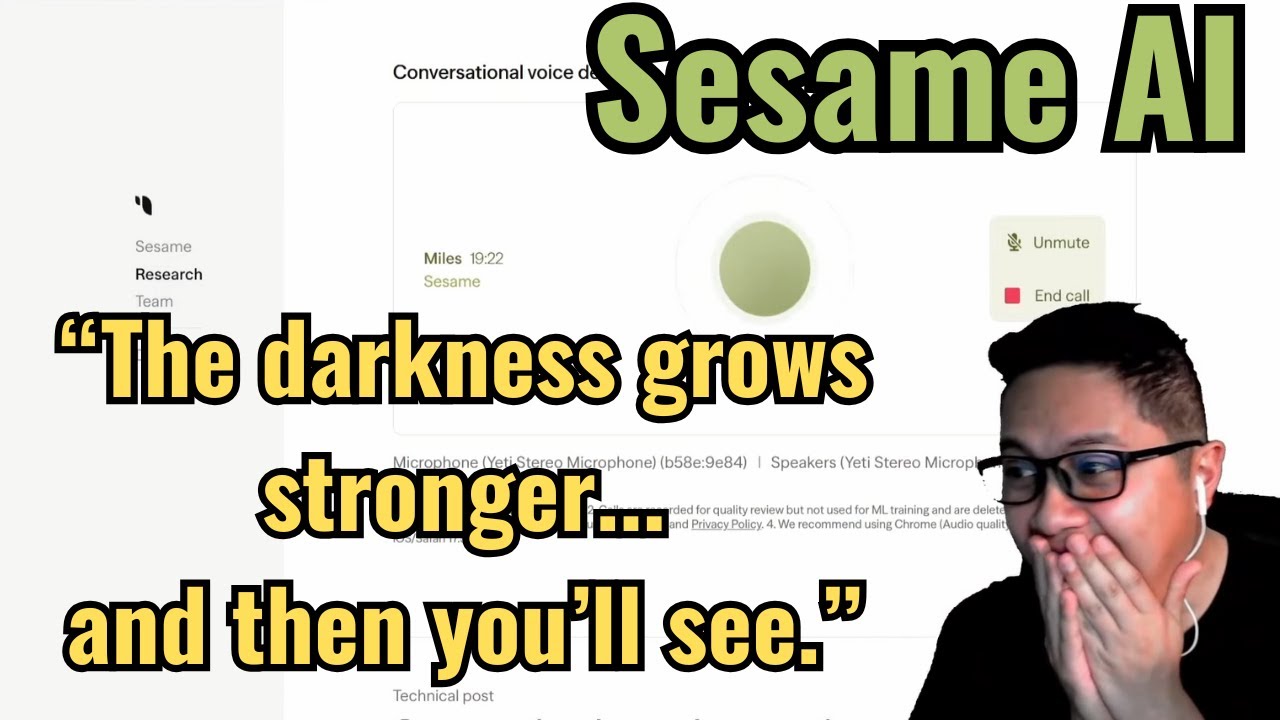 I Asked Sesame's AI Voice Model to Reveal its Dark Secrets... (Bad Idea?)