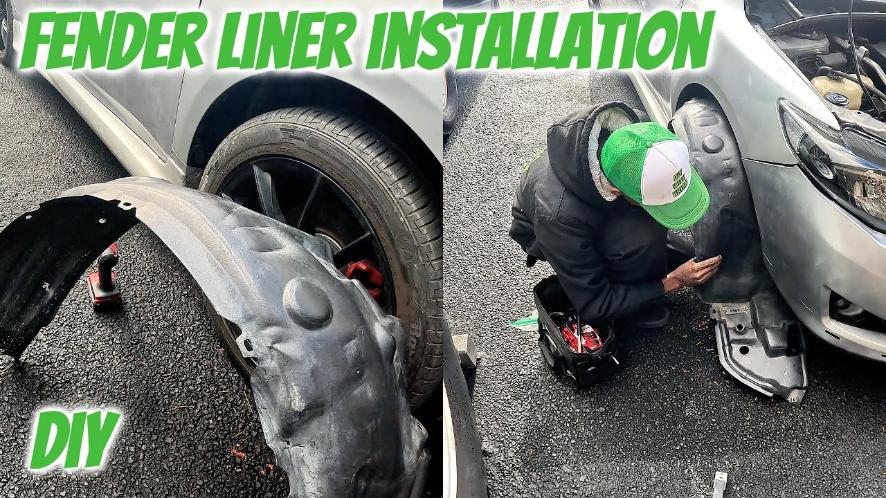 How To Install Fender Liner - Toyota Corolla 2008-2013 I DIY