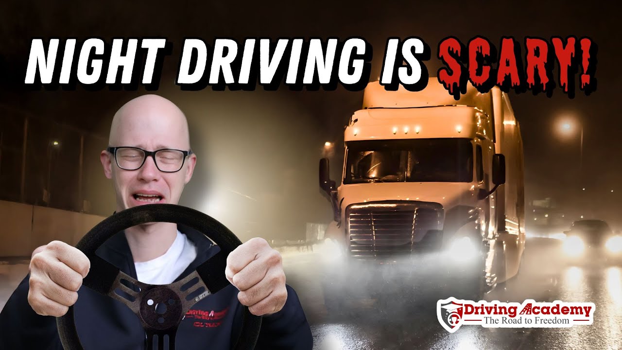 NEW TRUCK DRIVER NIGHT DRIVING TIPS | DRIVING ACADEMY