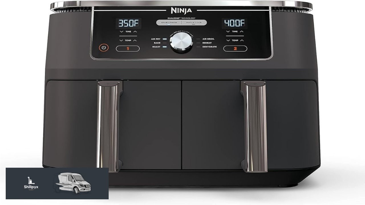 Ninja DZ401 Foodi 10 Quart 6 in 1 DualZone XL 2 Basket Air Fryer