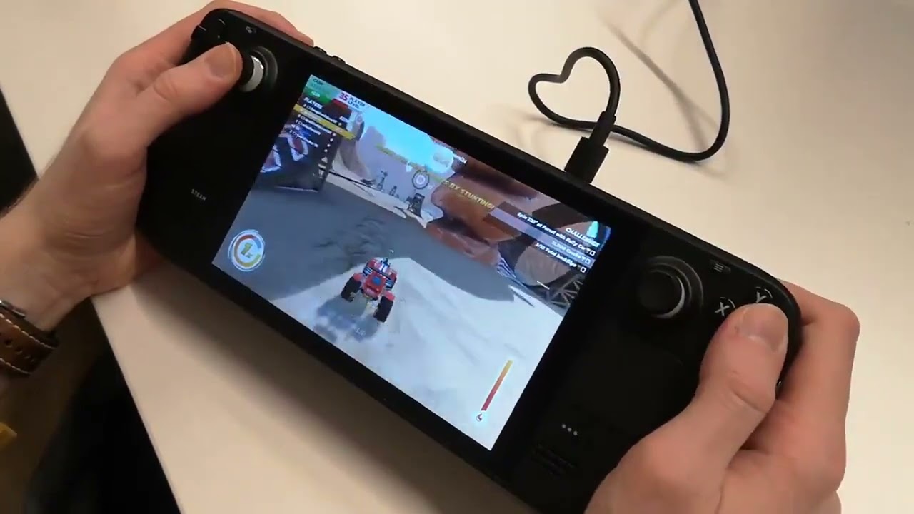 Steam Deck Crash Drive 3 Gameplay